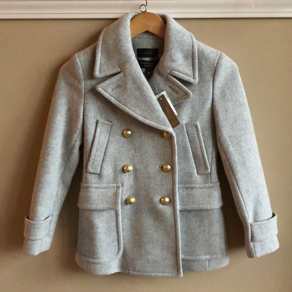J. Crew Jackets & Blazers - *ON HOLD! NWT J.Crew Petite Stadium Cloth Pea Coat